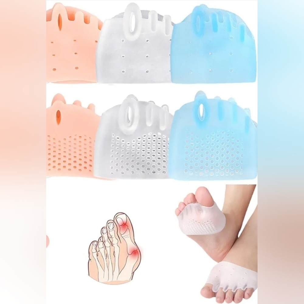 5/$10🔥NEW 4 Pairs Silicone Toe Separators